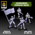 VANQUISHERS COMMAND SQUAD PRE-SUPP 1 MODULAR # PARTS & Vanquishers Command Squad