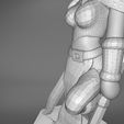 Warrior_2-detail_4.349.jpg ELF WARRIOR FEMALE CHARACTER GAME FIGURE 3D print model