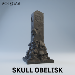 1.png Archivo STL SKULL OBELISK・Design para impresora 3D para descargar, Polegar_design