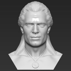1.jpg 3D file Geralt of Rivia The Witcher Cavill bust 3D printing ready・Template to download and 3D print