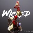 280620 Wicked - Iron man 02.jpg Wicked Marvel Avengers Iron man 3d Sculpture: STL ready for printing