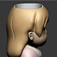 Imagen4.png Cute girls and boys planters 4 of 4 for 3d printing