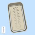 97-1.jpg Science and technology cookie cutters - #97 - thermometer (style 2)