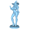 model-1.png Morwen Ash – Fantasy Female Witch Figure STL