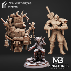 PRe-SUPPORTED ff 3D-Datei Stygn Crew - Full Pack・3D-druckbares Modell zum Herunterladen