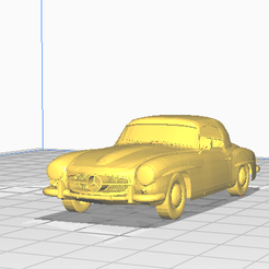 1.png STL file 1960 MERCEDES BENZ 190SL・3D printing template to download