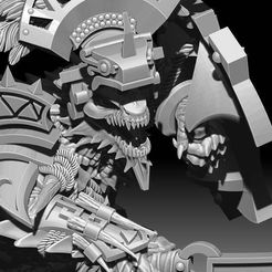 172685073_498447758001348_3861881529687753659_n.jpg Free STL file TLAHUICOTL THE SAURIAN GLADIATOR - (Extra Skull)・3D printer design to download