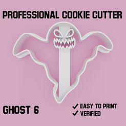 Ghost-6.jpg STL-Datei Geist 6 Ausstecher・3D-druckbares Modell zum Herunterladen