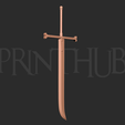 3.png Yoru Dracule Mihawk Sword 3d print model