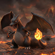 0000.png Obsidian Shiny Charizard Shiny Charizard Pokemon Volcanic toy