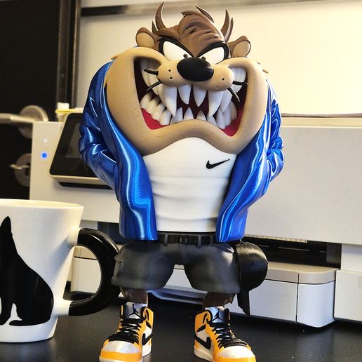 🎨 Taz urban vibes Fan Art (Multiparts/3mf)・3D Print with the
