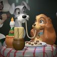 B1791781-2C19-410E-93A4-0E5957D7D6BD.jpeg The Lady and the Tramp Diorama