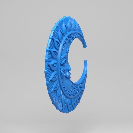 🌙 Moon wall decoration・ STL File for 3D printing・Cults