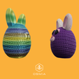 02.png Osmia Easter Egg-shapped Bunny Treasure Box multicolor print in place no supports
