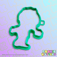 311_cutter.png BRAIN-EATING ZOMBIE COOKIE CUTTER MOLD