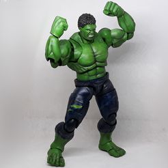 002.jpg 3D file HULK 1/12 articulated action figure・Design to download and 3D print