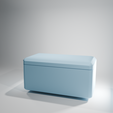 Closed-Box.png Minimalist Low-Poly Storage Box with Removable Lid