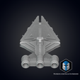 Clone-Wars-Arquitens-Stern.png Clone Wars Arquitens Ship - 3D Print Files
