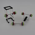 IMG_1333.jpg Bench press, Squat rack and Olympic weight set