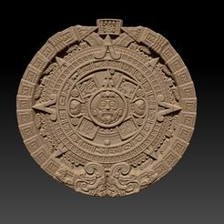 aztecq.jpg Файл STL Aztec Calendar - MOLD BATH BOMB, SOLID SHAMPOO・3D-печатный дизайн для загрузки