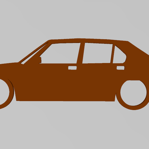 Key ring Alfa Romeo 90 3D model