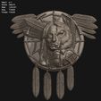 3.jpg Archivo STL indio y lobo・Objeto de impresión 3D para descargar
