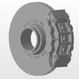 v1-2.png Oversize Vented Brake Rotor with Caliper - "Real-Rims"