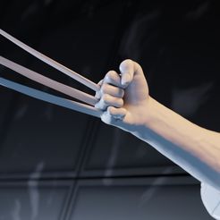 21e.jpg STL file Logan Wolverine Claws 3D print・3D print design to download