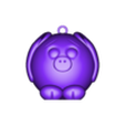 pig.obj Funny pig keychain