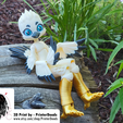 1.png [KABBIT BJD] - Ritu The Harpy Kabbit Ball Jointed Doll (For SLA and FDM Printers)