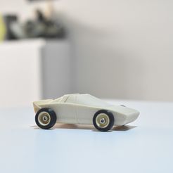 DSC_0247.JPG STL file Sporter WOOD TOY CAR. EASY TO PRINT・3D printable model to download