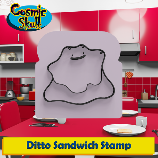 Ditto Sandwich Stamp 3D model