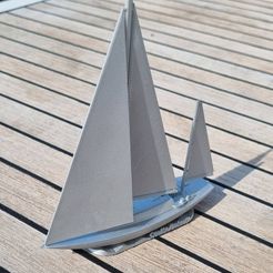 1.jpg 3D file Sailing Boat Yacht Ship Conrad 45 DIY gift・3D printable model to download, KIKORIKO