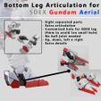 leg.jpg Gundam Aerial Articulated Leg (SD Gundam/Scalable)