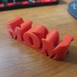 6829619c0efced0333adccb6c316b96c_display_large.jpg Free STL file I ❤️ U MOM!・3D printing model to download