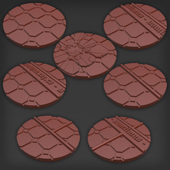 Bases_32mm_Cathedral.png 32mm Miniature bases (Cathedral)