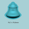 size.png Christmas Bell - Molding Arrangement EVA Foam Craft