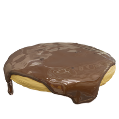 1.png STL file Cookie with Chocolate・3D printing template to download