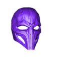 Mask1_SubTool2.obj Post-Apocalyptic Warrior Mask | Cosplay Helmet | 3D Print File