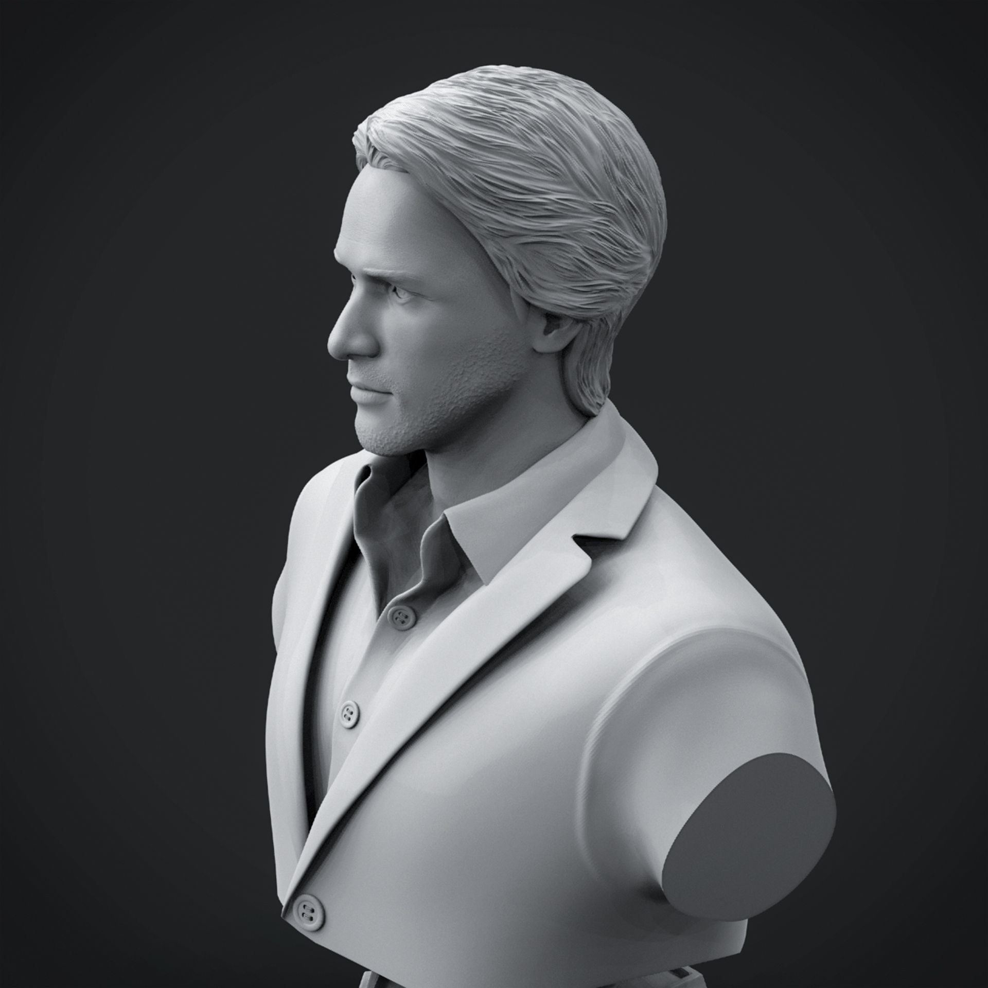 Keanu Reeves Stl Download STL file Keanu Reeves Bust • 3D print design • Cults