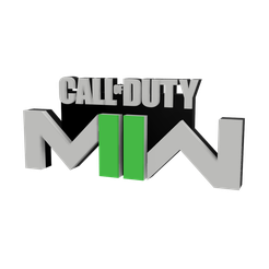 Untitled-v10.png Файл STL 3D МНОГОЦВЕТНЫЙ ЛОГОТИП/ЗНАК - CALL OF DUTY: MWII・Модель 3D-принтера для загрузки