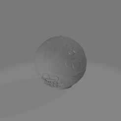 bluecsphere1.png Free STL file Blues Clues Lithophane Lamp・Design to download and 3D print