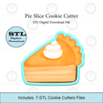 Etsy-Listing-Template-STL.png Pie Slice Cookie Cutter | STL File