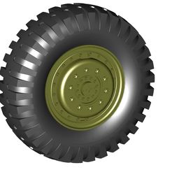 DW-NDMS-Front-Wheel.jpg 3D file 1/35 Wheel Set for Tamiya Dragon Wagon・3D printing template to download