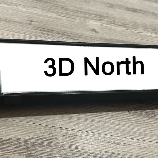 License plate frame / License plate support 3D model