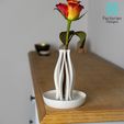 Vase-STL-3D-print-file-3.jpg Mordern Vase "Emberflare" | Propagation Vase STL to 3D print | Open Water Design