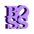 word-sculpture_20150817-12815-q4c1h0-0.stl bosssculptureMy Customized WORD Sculpture
