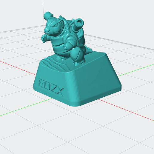 STL file Blastoise Keycaps - EDZX (MX Cherry) 🍒 ・3D printing model to ...