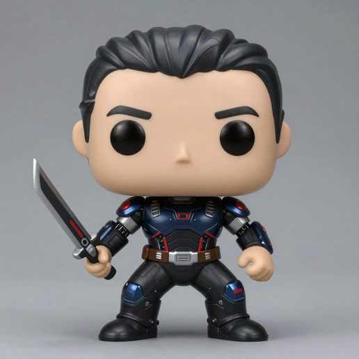 Funko Inspired by Cyberpunk Mercenary 3D model by Bold_cat