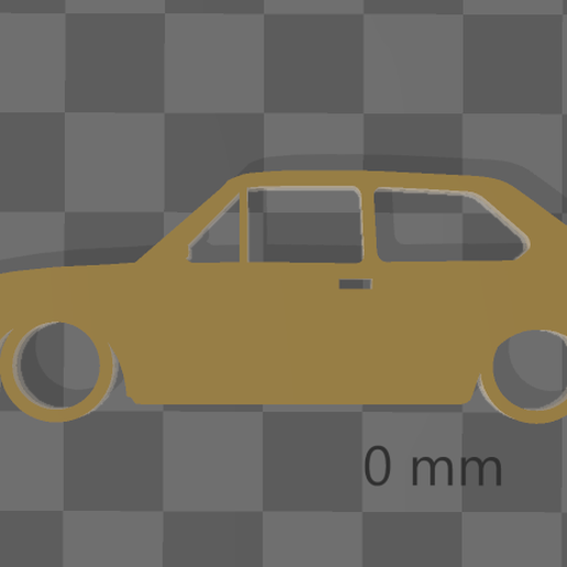 Seat Crono keychain 3D model